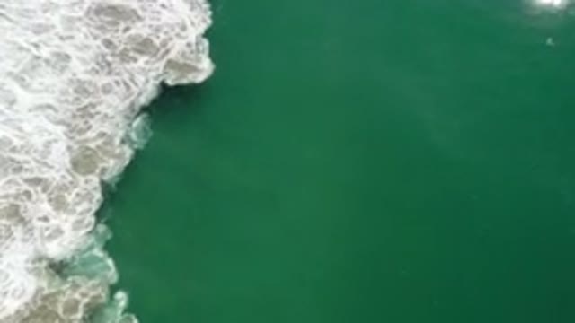 LOS CABOS MEXICO-2020: A Beautiful Body Of Water Is Moving Slowly While Waves