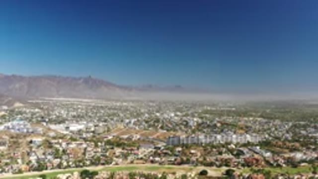 LOS CABOS MEXICO-2020: Aerial View of an Elegant Ordinary Day at Los Cabos