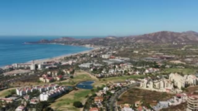LOS CABOS MEXICO-2020: Scenic City View From Above