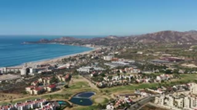LOS CABOS MEXICO-2020: Footage Highlighting The Combination Of Greenery In Town