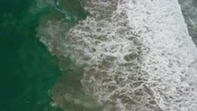 LOS CABOS MEXICO-2020: Beautiful Shot Of Beach Shoreline Showcasing Separation