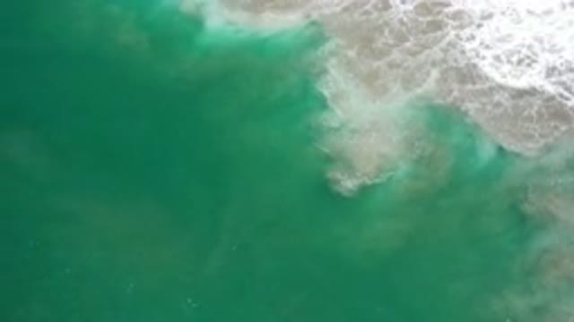 LOS CABOS MEXICO-2020: Slow Motion View Of The Clear Oceans Waves Crashing