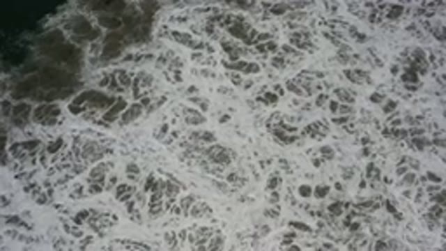 LOS CABOS MEXICO-2020: A Massive Body Of Water Moves Rapidly Among The Rocks