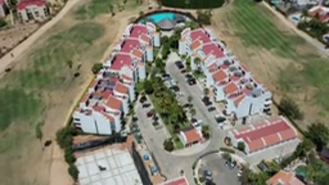 LOS CABOS MEXICO-2020: Aerial View Of Fantastic Vacation Homes in Los Cabos