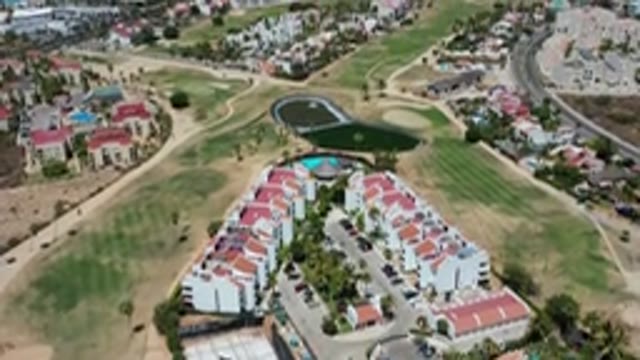 LOS CABOS MEXICO-2020: Top View Of A Wide City With Lot Of Building With