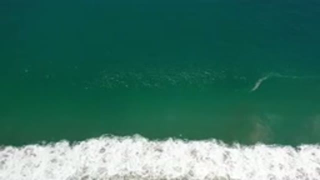 LOS CABOS MEXICO-2020: Drone Captures Calm But Beautiful Ocean Waves From The