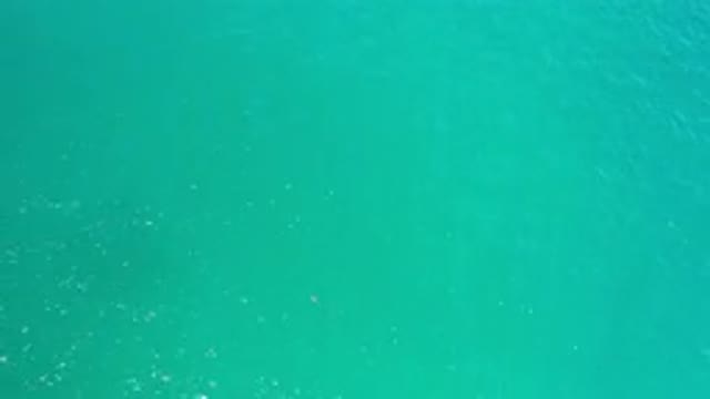 LOS CABOS MEXICO-2020: Blue Pool Water Waves Gently Rippling