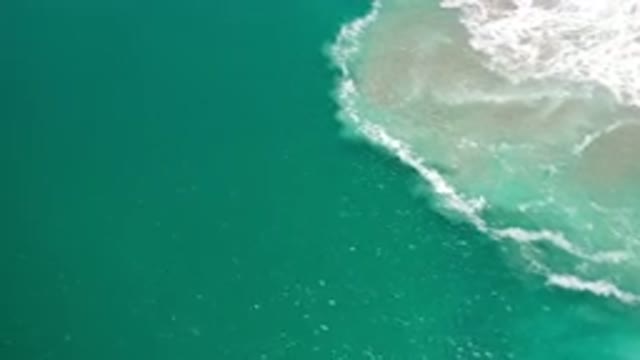 LOS CABOS MEXICO-2020: Sky View Of A Shore Line With The Ocean Water Sitting