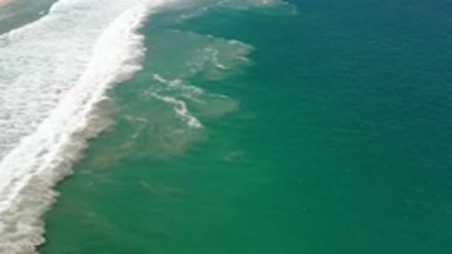 LOS CABOS MEXICO-2020: Ocean Tide And Waves Meeting The Shore