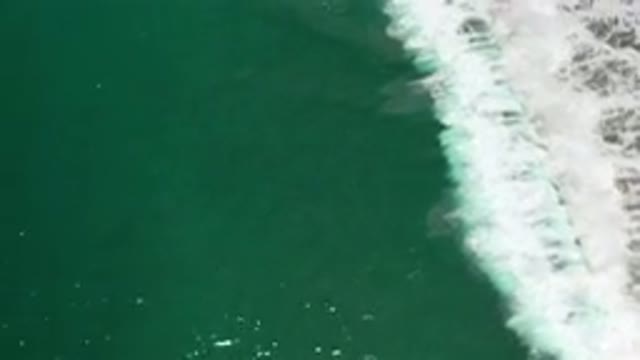 LOS CABOS MEXICO-2020: Aerial View Of Seashore With Waves Cracking The Coast