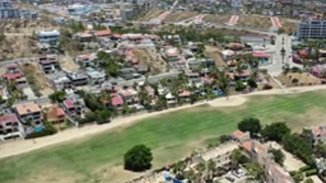 LOS CABOS MEXICO-2020: Top View Of A Landscaped City With Wide Range Of Arranged