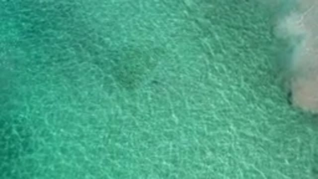 LOS CABOS MEXICO-2020: Ocean Moving At A Calm Speed While It Collides