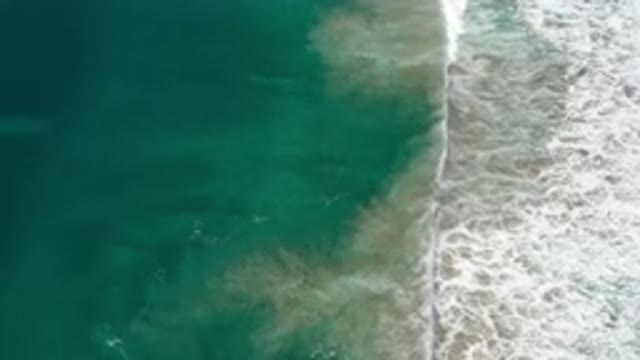 LOS CABOS MEXICO-2020: Waves Crashing On The Beach Kilometres Away