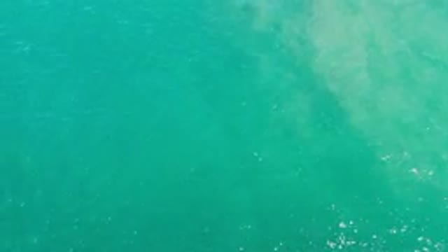LOS CABOS MEXICO-2020: Turquoise Clear Shallow Sea Water With Slight Wave