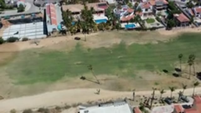 LOS CABOS MEXICO-2020: Top View Of A Beautiful City And Landscape Buildings