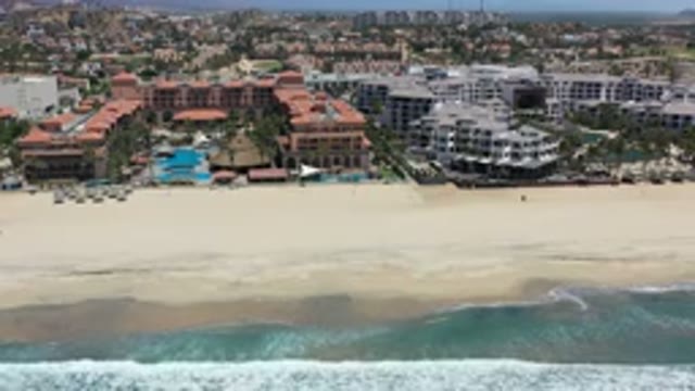 LOS CABOS MEXICO-2020: A Perfect View Of A Resort With The Beach And Shore Shown