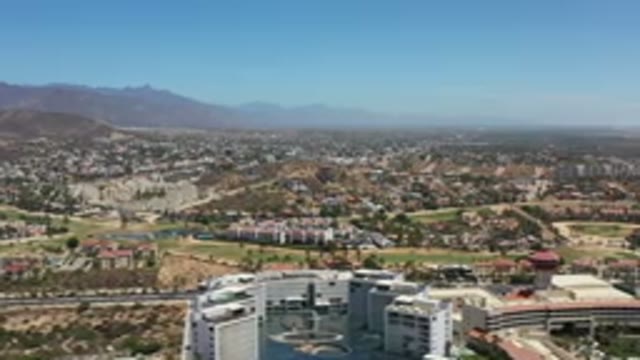 LOS CABOS MEXICO-2020: Birds Eye View Of Beautiful City Landscape On Clear Day