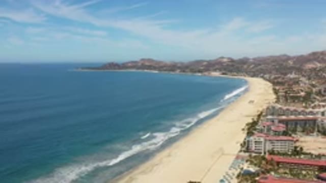 LOS CABOS MEXICO-2020: The Small Video Clip Is Showing A Beach With A Great