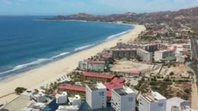 LOS CABOS MEXICO-2020: The Beach From A Bird's Eye View