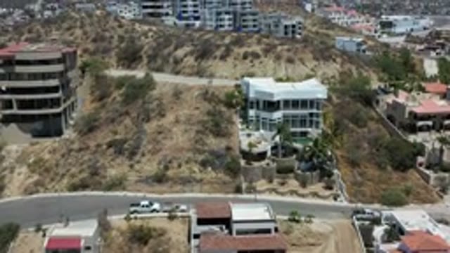 LOS CABOS MEXICO-2020: Luxury Mansion on Steep Hill Overlooking City