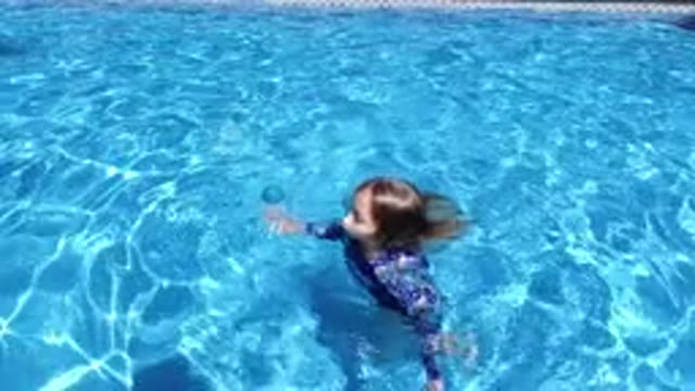 LOS CABOS MEXICO-2020: A Child Playing In The Pool
