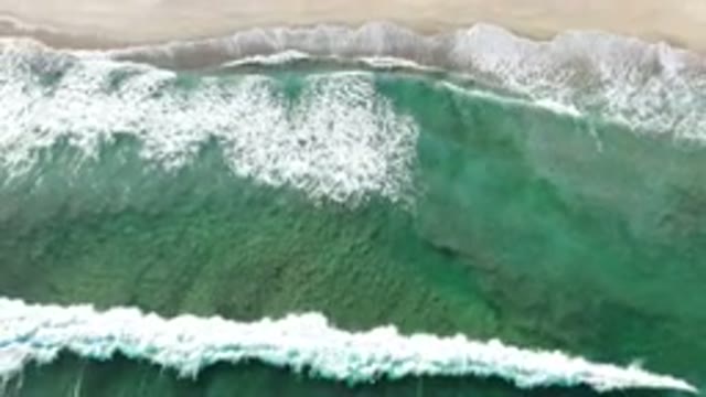 LOS CABOS MEXICO-2020: Ocean Has A Ripple Effect That Is Pushing Up To The Sand