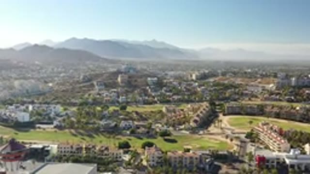 LOS CABOS MEXICO-2020: Beautiful Condo Houses Recorded From The Sky By A Drone