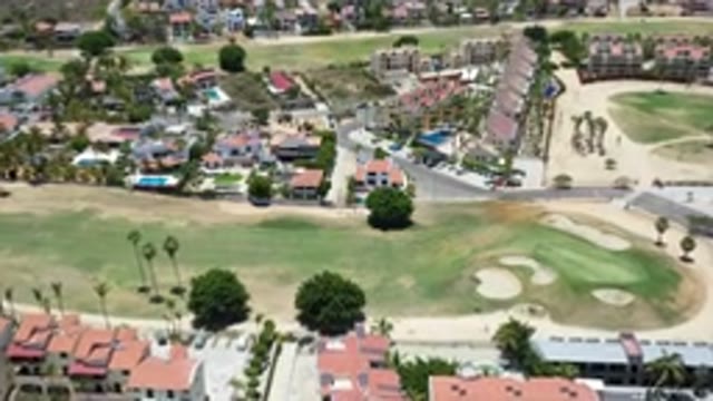 LOS CABOS MEXICO-2020: A View Of An Area With Buildings Trees And Cars From