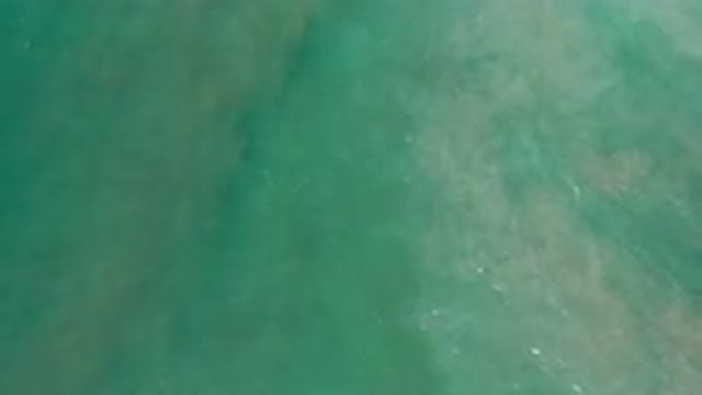 LOS CABOS MEXICO-2020: A Big Body Of Water With The Light Waves Moving Back And