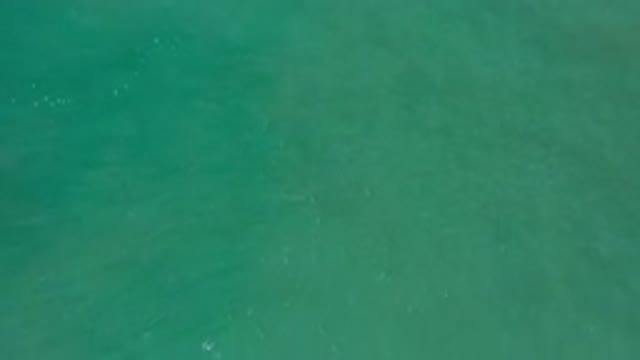 LOS CABOS MEXICO-2020: Top View Of A Clean And Greenish Deep Water In The Sea