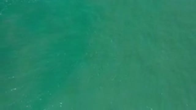 LOS CABOS MEXICO-2020: A View Of The Ocean From Above The Water Looks Clear And