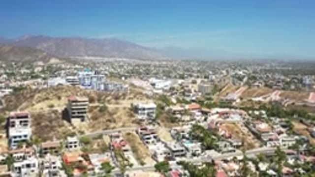 LOS CABOS MEXICO-2020: Beautiful Neighborhood In The Hills Captured With A