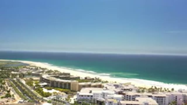LOS CABOS MEXICO-2020: Tropical Town Overlooking The Beach And The Blue Sea