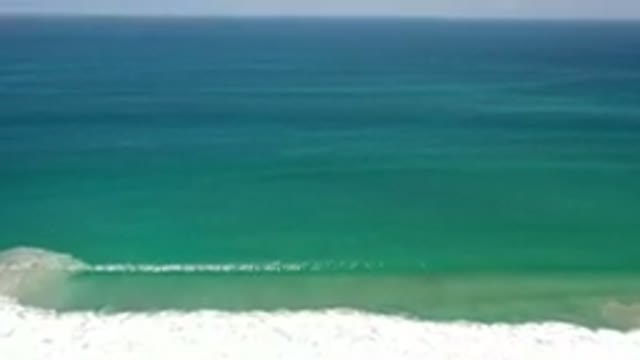 LOS CABOS MEXICO-2020: Deserted Vast Ocean View With Turquoise Water And Small Waves