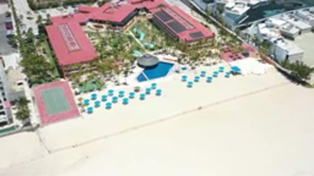 LOS CABOS MEXICO-2020: Redtop Beach Resort Pavilion With Pools And Summer Recreation