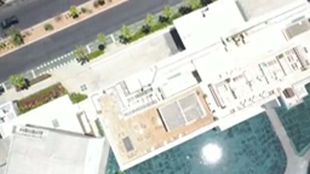 LOS CABOS MEXICO-2020: Video Footage Of Buildings Parking Lots Cars Pools And Palm Trees