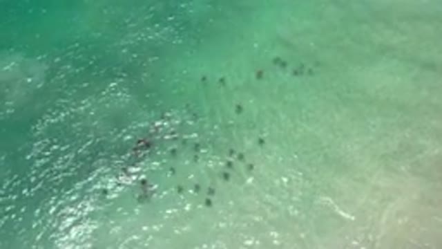 LOS CABOS MEXICO-2020: A View Of The Ocean From Above Looks Like Some Sort Of