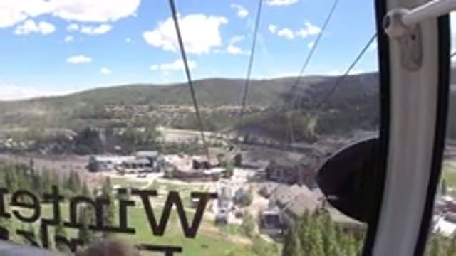 WINTER PARK COLORADO-2019: Little Girl In Pink Jacket Threw Her Hat While