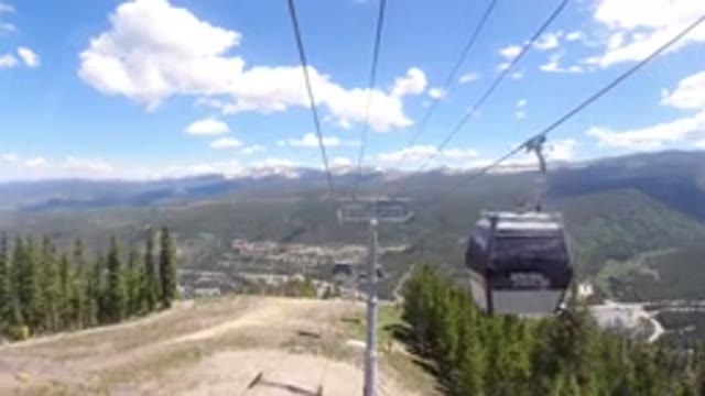 WINTER PARK COLORADO-2019: Cableway Ride With Amazingly Beautiful View Of