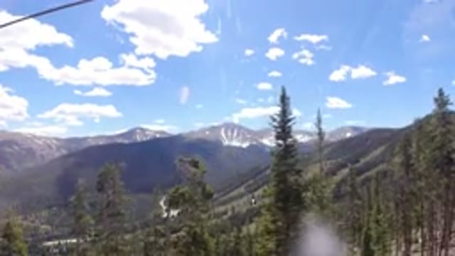 WINTER PARK COLORADO-2019: Air Cables Glide Across the Beautiful Big Mountains