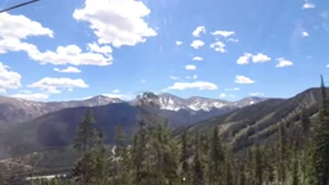 WINTER PARK COLORADO-2019: Person In Cableway Recording The Deeply Beautiful
