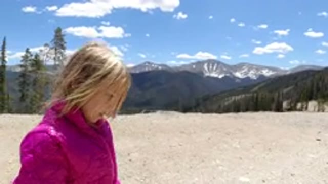 WINTER PARK COLORADO-2019: Mountain Clouds Sunny Rock Trees Natural Girl