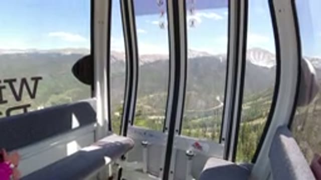 WINTER PARK COLORADO-2019: Beauty View On This Cable Car Of Nature Around The