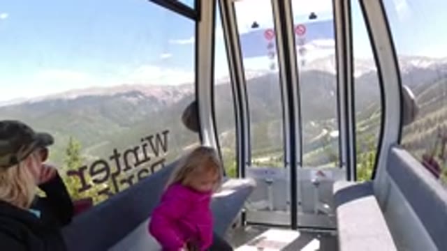 WINTER PARK COLORADO-2019: Mother And Daughter Spending Time Together In The