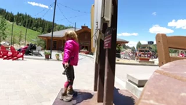 WINTER PARK COLORADO-2019: A Child Playing a Board Game