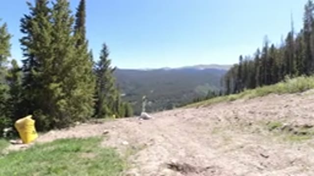 WINTER PARK COLORADO-2019: The Small Video Clip Is Showing A Great Big Blue Sky