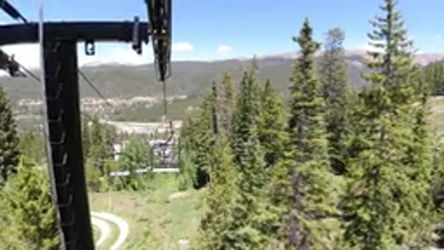 WINTER PARK COLORADO-2019: Going Up A Ski Lift