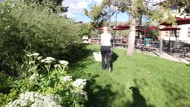 WINTER PARK COLORADO-2019: Mother And Daughter Playing Outdoor Games At A Public