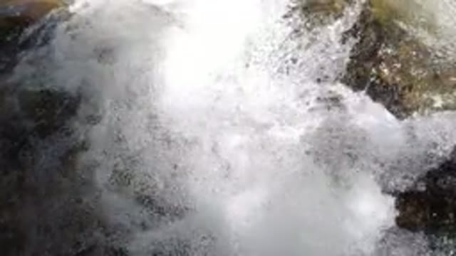 WINTER PARK COLORADO-2019: Close-Up Of Foam Caused By Turbulent Water In Rapids