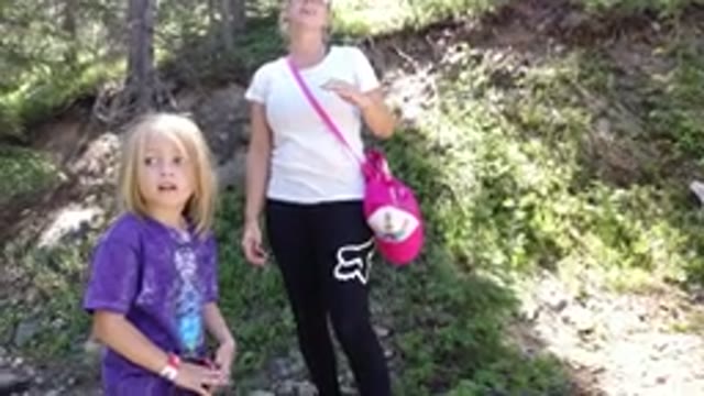 WINTER PARK COLORADO-2019: Blonde Mother And Daughter Having Quality Time